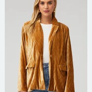 Mink Velvet Tan Women's Blazer